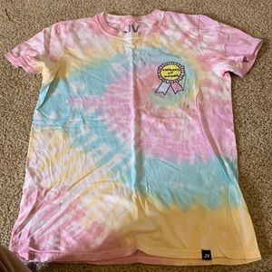 Tie dye graphic tee